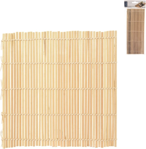 Covoraș din bambus pentru rulat sushi 24 × 24 cm