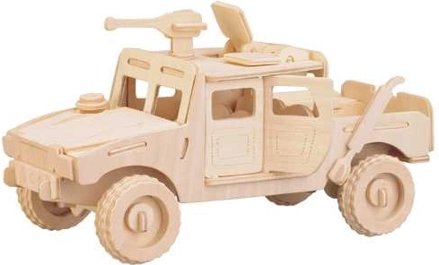 Puzzle 3D din lemn Woodcraft vehicul de luptă