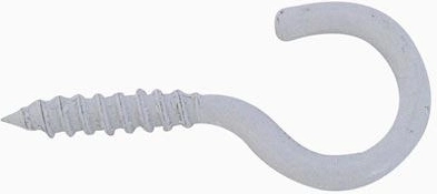 Ochet deschis cu filet 40 mm alb (50 buc.)