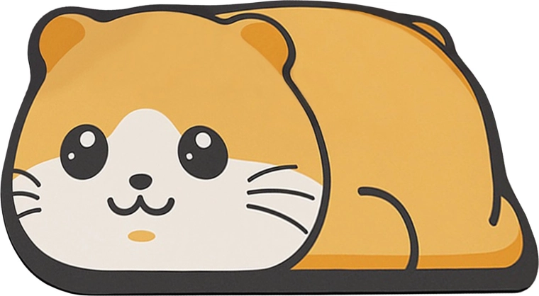 Covoraș de baie din diatomit Bath-hamster 60 × 40 cm