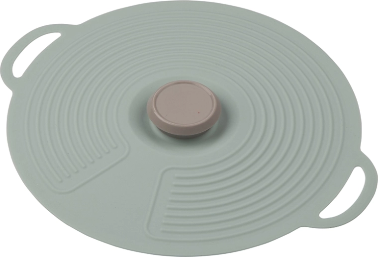 Capac din silicon cu funcție de ventuză 28 cm, culoare salvie