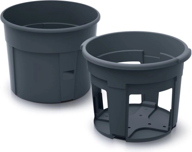 Ghiveci pentru cultivarea cartofilor antracit 39,2 cm