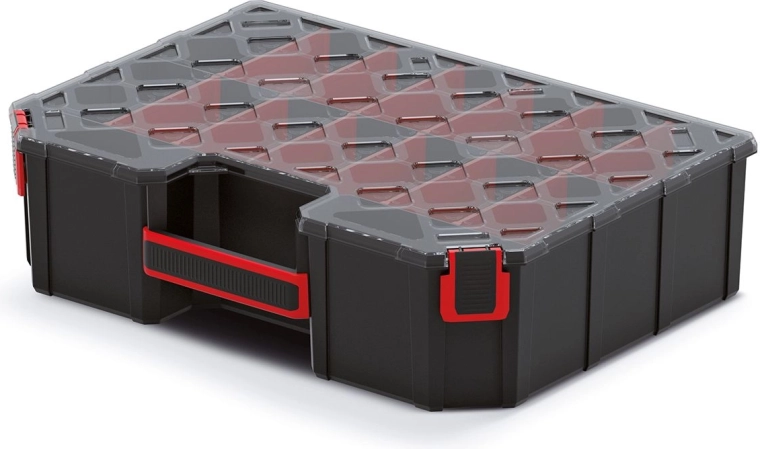 Organizator înalt TAGER CARBO PLUS cu despărțitoare 390 × 284 × 105 mm