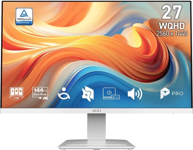 Monitor MSI PRO 27" MP273QW – WQHD, 144 Hz, alb