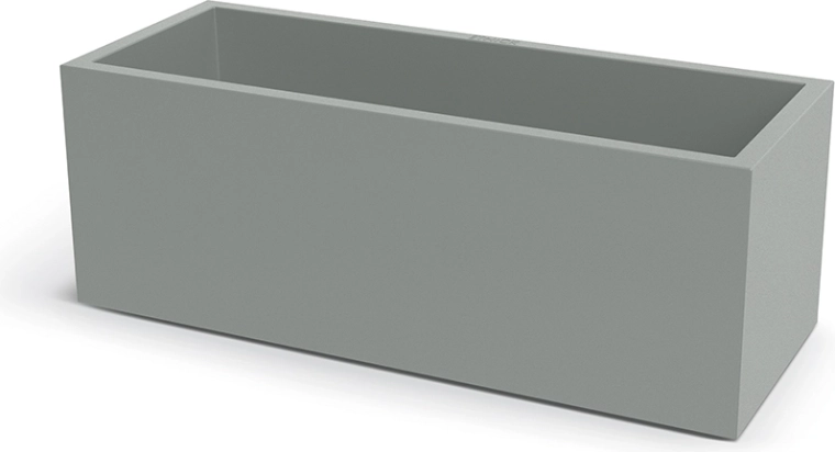 Ghiveci / jardinieră Cubla case 98 cm, gri beton