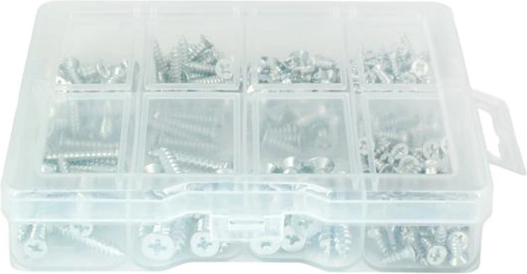 Șuruburi universale galvanizate – set 265 buc.