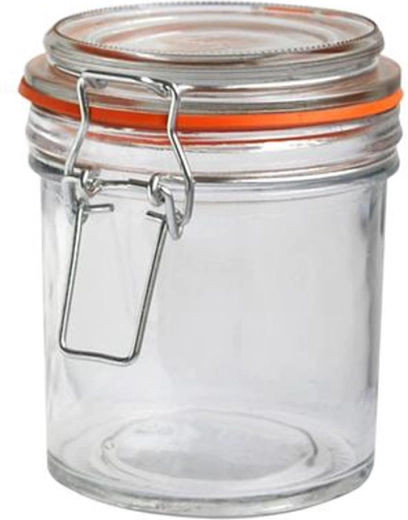 Borcan de sticlă cu închidere tip patent TORO 290 ml