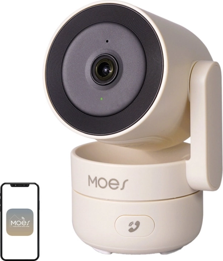 Cameră IP PTZ Wi‑Fi de interior Moes 4 Mpx