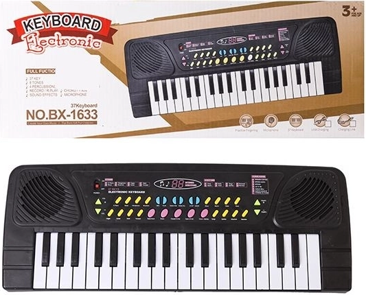 Clape electronice pentru copii cu microfon, 37 de clape - 1 bucată