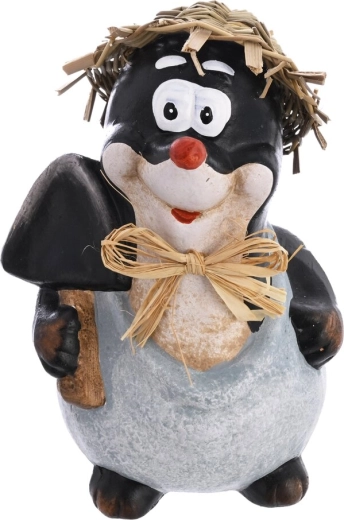 Cârtiță – decorațiune de grădină din polirășină 19 cm