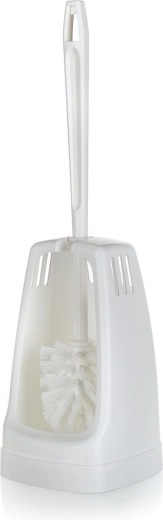 Set WC cu suport, pătrat, alb