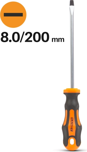 Șurubelniță plată 8,0 × 200 mm