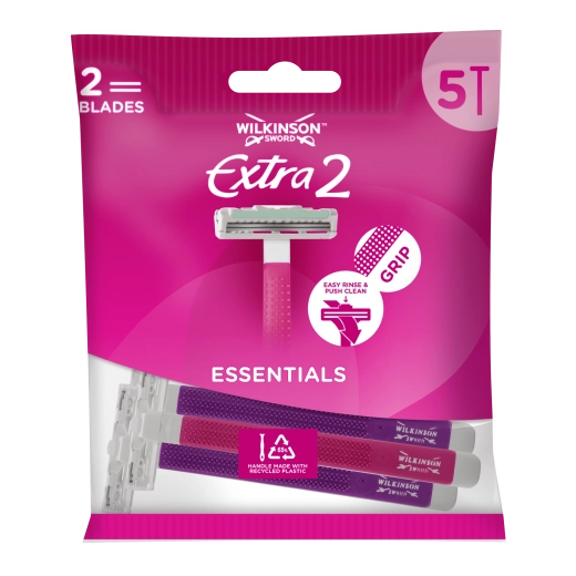 Aparate de ras de unică folosință pentru femei WILKINSON SWORD Essentials 2 Violet, 5 buc