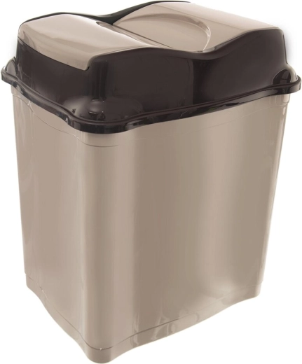 Coș de gunoi Whirlpool 9 l, maro cafea