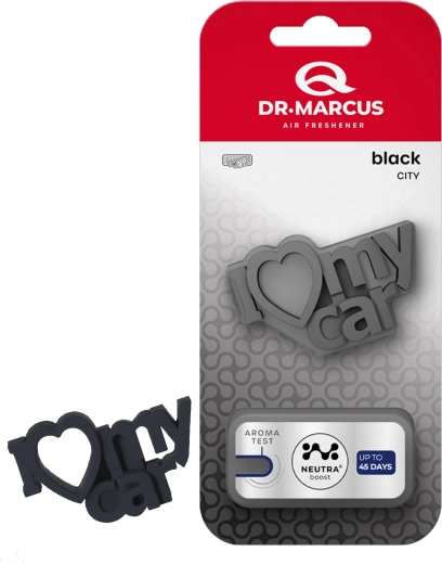 Dr. Marcus City I Love My Car Black odorizant auto