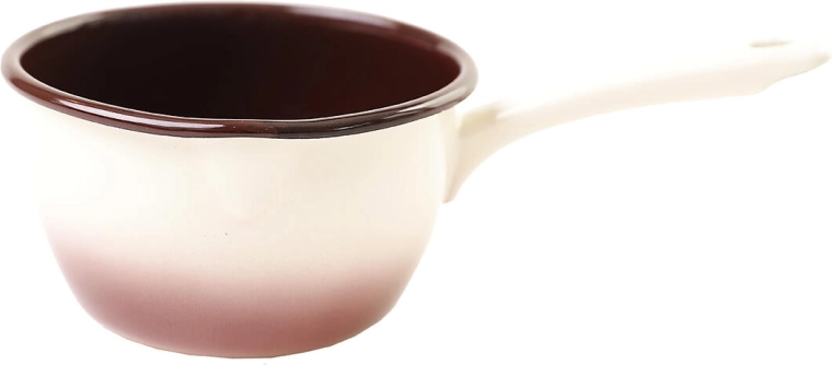 Cratiță conică cu mâner 14 cm 1,15 l Capuccino