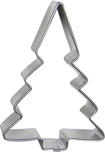 Set de forme decupatoare din oțel inoxidabil – brăduț, set 10 buc