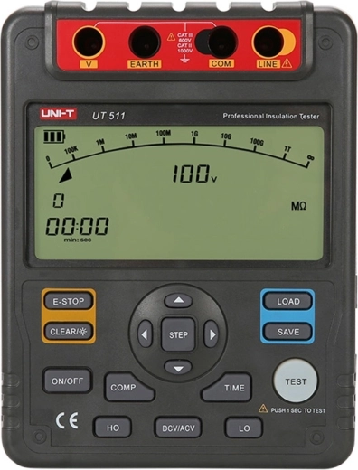 Megohmetru (tester de rezistență de izolație) Uni-T UT511
