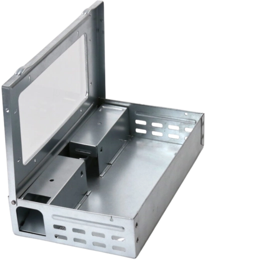 Capcană vie pentru șoareci și șobolani 26 × 16 × 6 cm din oțel galvanizat