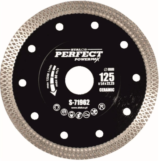 Disc diamantat pentru ceramică Stalco 125 mm