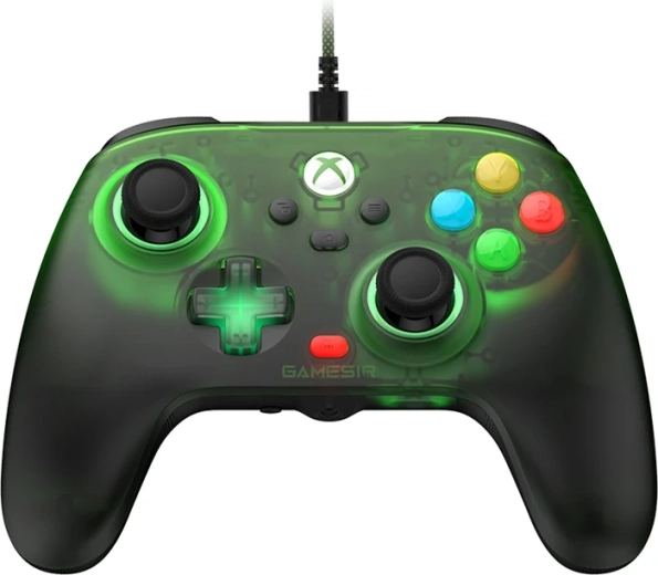 GameSir T7 Pro controler de joc cu fir pentru Xbox și PC (retro verde)