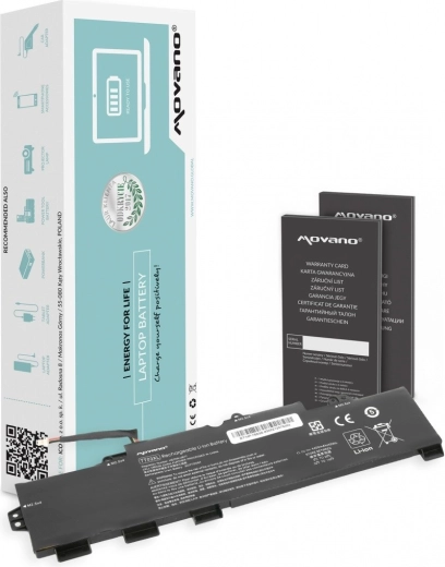 Baterie Movano TT03XL pentru HP EliteBook 755/850 G5 și 850 G6 4400 mAh (49 Wh)