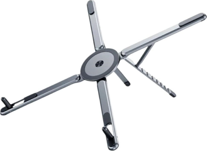 Stand universal 4smarts pentru laptop, tabletă și telefon compatibil cu MagSafe – gri