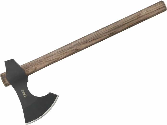 CRKT Berserker topor pentru outdoor din lemn de hickory 940 g