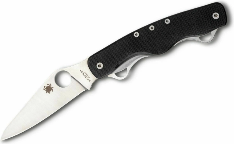 Cuțit de buzunar Spyderco ClipiTool Standard G10, 8,9 cm, negru, 2 lame auxiliare