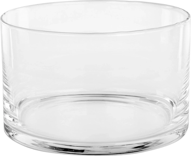 Bol de salată din sticlă pentru salate în straturi, 20 cm