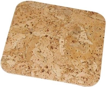 Suporturi pătrate din plută 10 cm (6 buc)