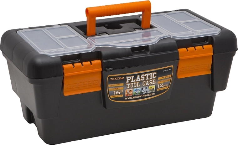 Valiză din plastic pentru scule, 16 inch