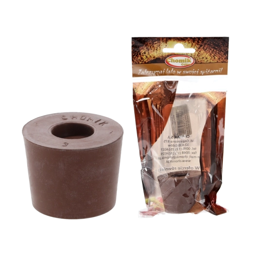 Dop de cauciuc nr. 3 cu orificiu pentru dop de fermentare