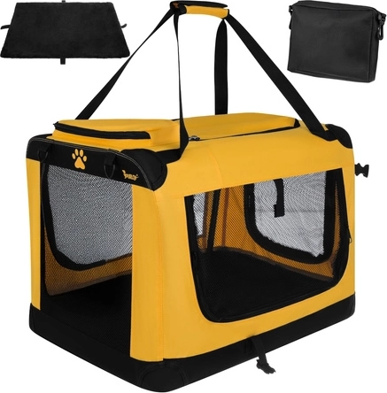 Geantă de transport pliabilă pentru câine și pisică Purlov 60 × 42 × 44 cm