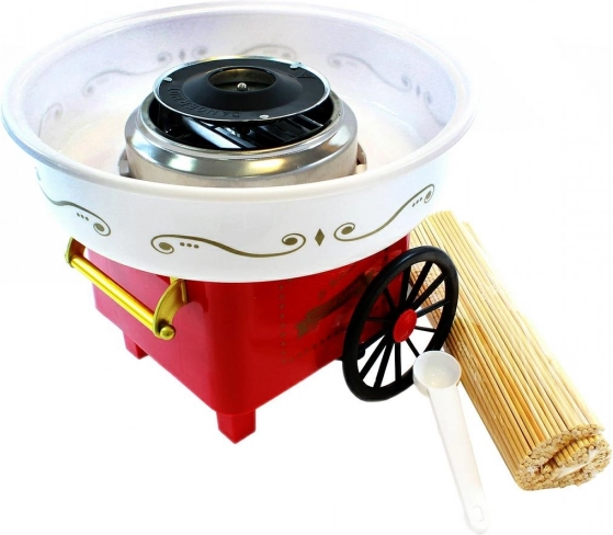 Aparat retro pentru prepararea vatei de zahăr roșu
