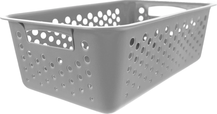 Coș de depozitare UH Art gri 25 × 16 × 8 cm