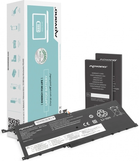 Baterie Movano pentru Lenovo ThinkPad X1 Carbon (20FB) 3290 mAh (50 Wh)