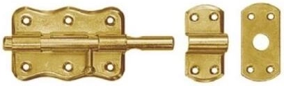 Zăvor cu glisor rotund 100 × 60 mm, crom