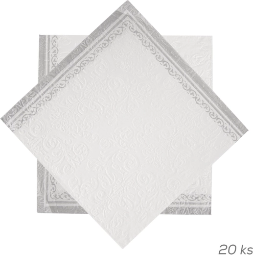 Șervețele din hârtie embosate 33 × 33 cm, 20 buc.