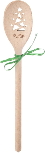 Lingură de lemn ovală STROMEK 30 cm