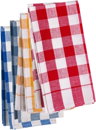 Prosoape de bucătărie Multi Check 50 × 70 cm, bumbac, mix de culori (2 buc)