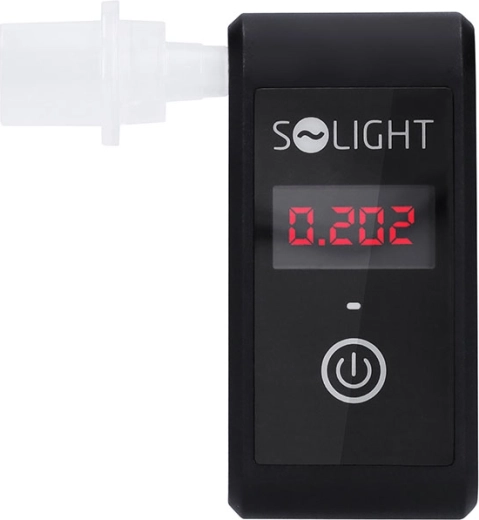 Mini alcooltest Solight cu senzor electrochimic Fuel Cell
