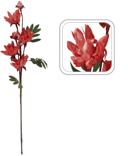 Floare artificială decorativă 93 cm, roz