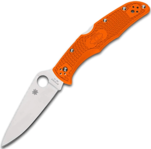 Spyderco Endura 4 Flat Ground cuțit de buzunar portocaliu 9,5 cm