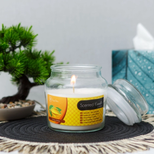 Lumânare parfumată cu capac, Ylang Ylang, 310 g
