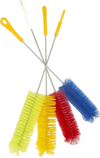 Perie pentru sticle din plastic și metal (mix de culori)