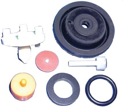Garnituri pentru ventilul de alimentare WC T2442, cauciuc/PH (7 buc) + duză și supapă de siguranță