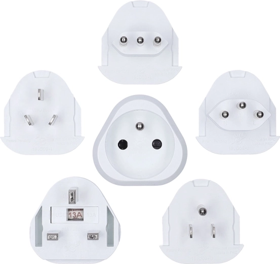 Solight adaptor universal de călătorie cu împământare - 1 bucată