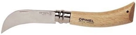 Opinel N°08 VRI Garden cuțit pliabil de grădinărit pentru toaletare 8 cm, mâner din fag