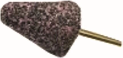 Corp abraziv conic cu vârf rotunjit 16 × 40 mm, granulație 60, tijă 6 mm